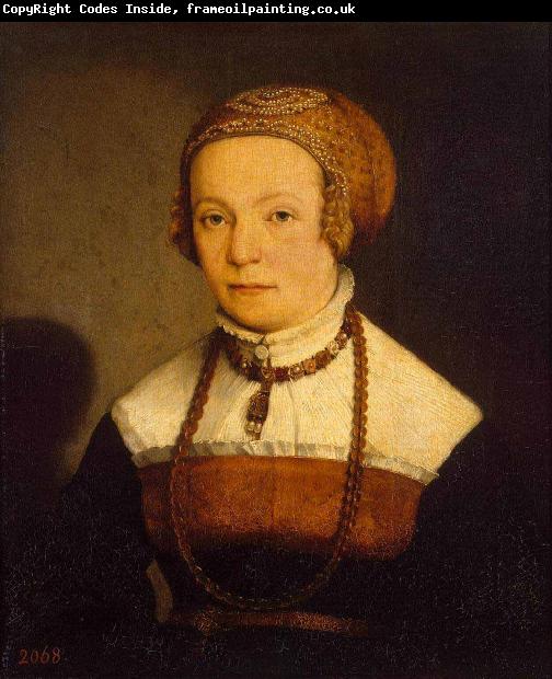 Christoph Amberger Portrait of a Young Woman
